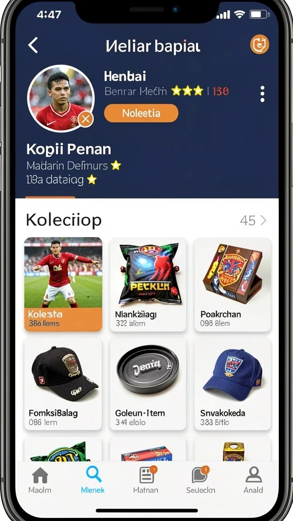 678luck - Tampilan antarmuka yang menarik dan mudah dinavigasi.